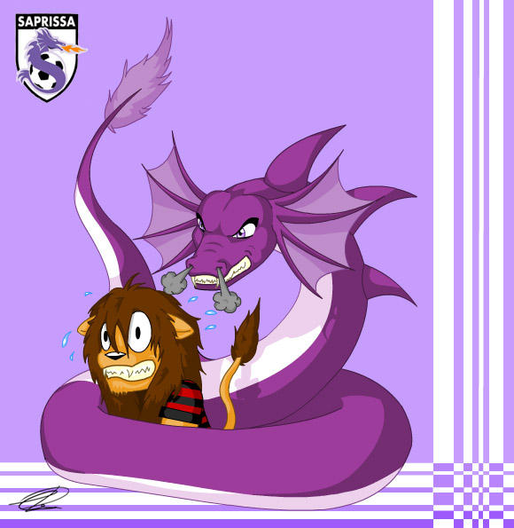 Saprissa_Dragon_and_Liga_Lion.jpg